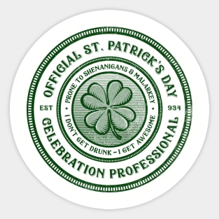 Celebration Professional Sticker